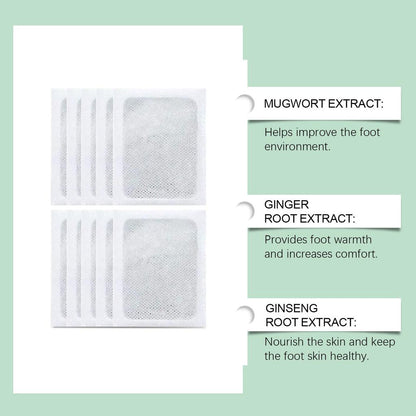 100% Herbal & Gentle Ingredient Detox Foot Pads ( BUY 10 GET 10 FREE )